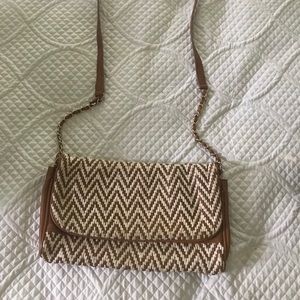 Chevron Crossbody Clutch